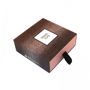 Картонена кутия тип чекмедже за опаковки със собствено лого за парфюм