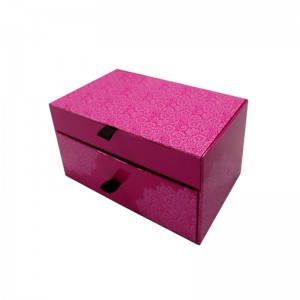 Професионален тип кутия с двойно чекмедже подаръчна кутия от висок клас